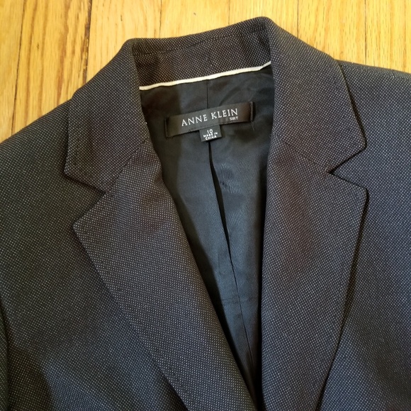 Anne Klein Career Blazer Black White 10 - Picture 5 of 7
